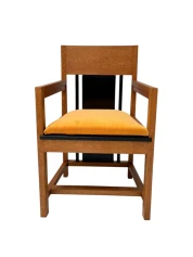 Two Art Deco Modernist High Back Armchairs by Cor Alons, 1927